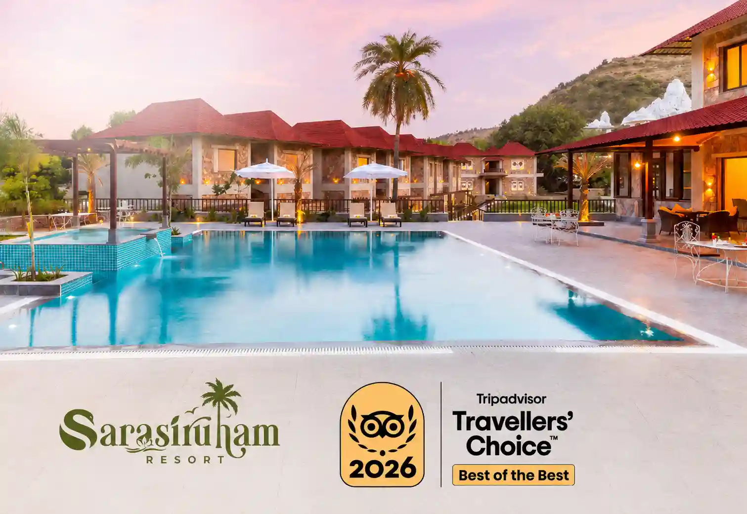Tripadvisor Best of the Best 2026: Sarasiruham Resort Achieves Global Recognition